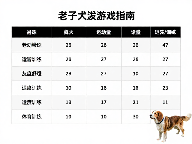 老年犬拔河游戏指南,运动量标准与适度舒缓训练