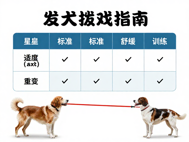 老年犬拔河游戏指南,运动量标准与适度舒缓训练