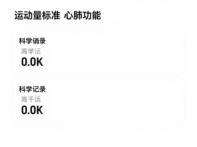 运动量标准与心肺功能,如何科学记录运动时长提升体能