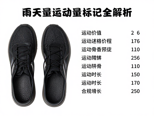 雨天防滑怎么选?运动量达标指南,运动时长记录全解析