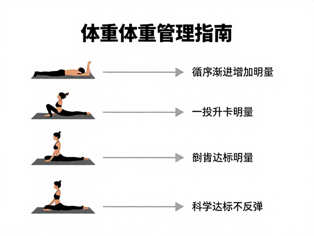 体重管理指南,循序渐进增加运动量,科学达标不反弹