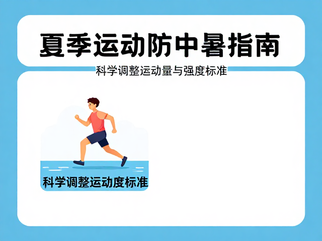 夏季运动防中暑指南，科学调整运动量与强度标准
