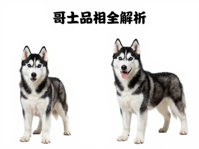 哈士奇品相全解析,纯种标准、幼犬变化与父母参考