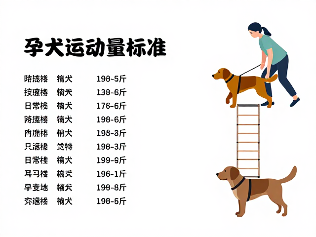 孕犬运动指南,敏捷梯训练与日常运动量标准