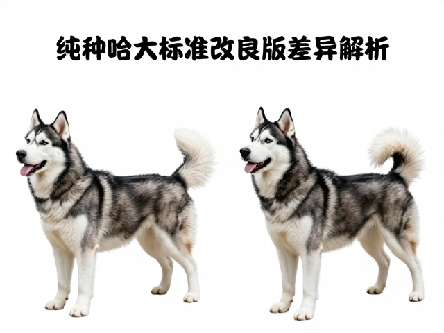 纯种哈士奇标准与遗传病风险,不同地域改良版差异解析