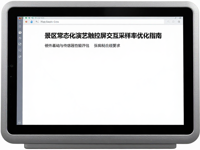 景区常态化演艺触控屏交互采样率优化指南