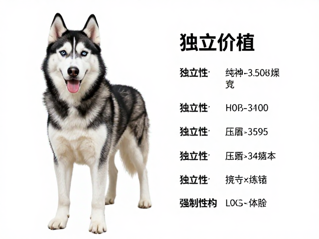 纯种哈士奇标准,肩高体重范围及独立性与从属性详解