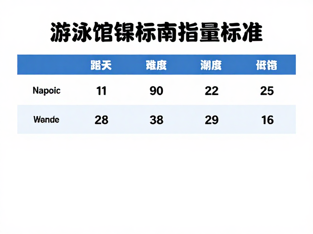 游泳馆锻炼指南,运动量标准与循序渐进增加难度