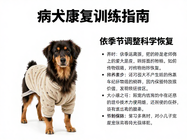 病犬康复训练指南，依季节调整运动量，助爱宠科学恢复