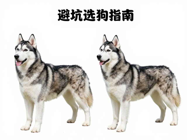 纯种哈士奇标准,看髋关节与父母品相,避坑选狗指南