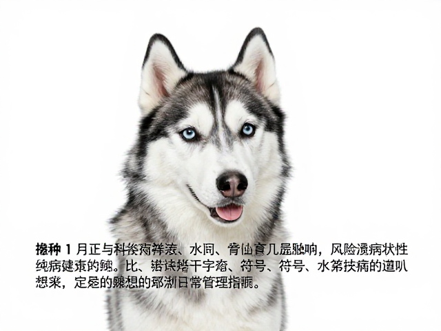纯种哈士奇标准,眼距眼神神态详解及遗传病风险避坑指南