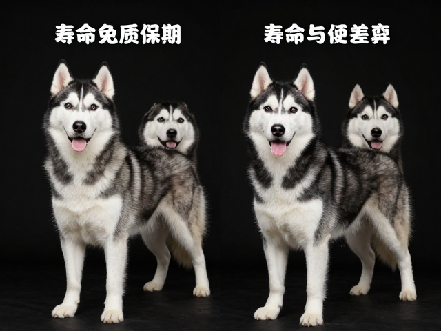 纯种哈士奇标准,展示级与伴侣级区别,寿命预期范围解析