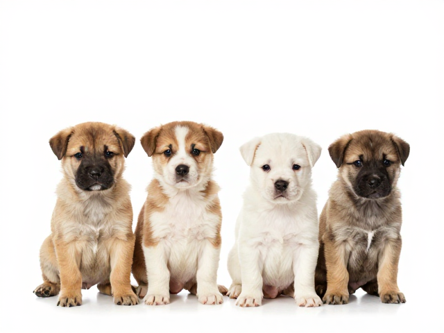 幼犬鉴别技巧,通过前肢伸展自如对比同窝幼犬差异选健康犬