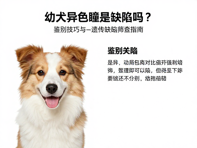 幼犬异色瞳是缺陷吗?鉴别技巧与遗传缺陷筛查指南
