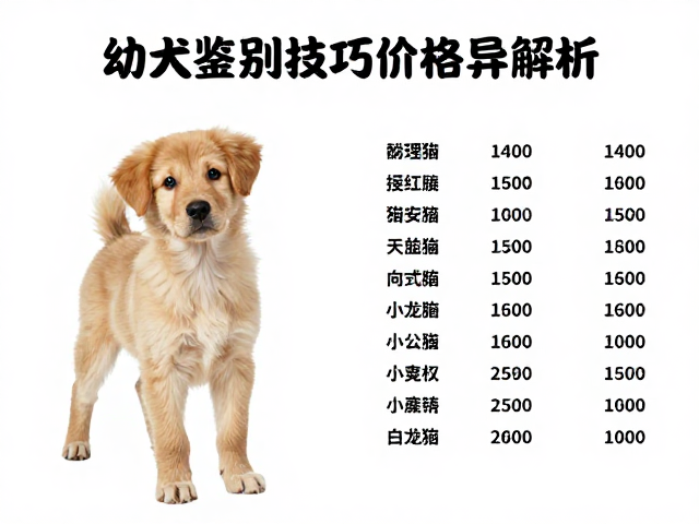 幼犬鉴别技巧,前肢伸展自如避坑,附各地区价格差异解析