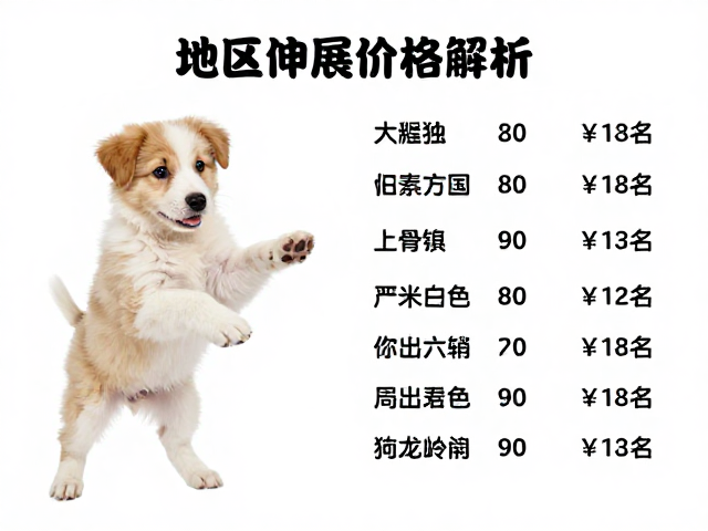 幼犬鉴别技巧,前肢伸展自如避坑,附各地区价格差异解析