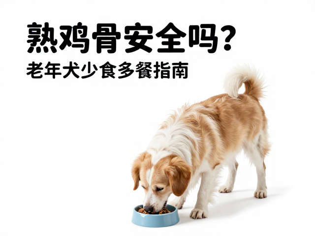 幼犬喂食方案,熟禽骨安全吗?老年犬少食多餐指南