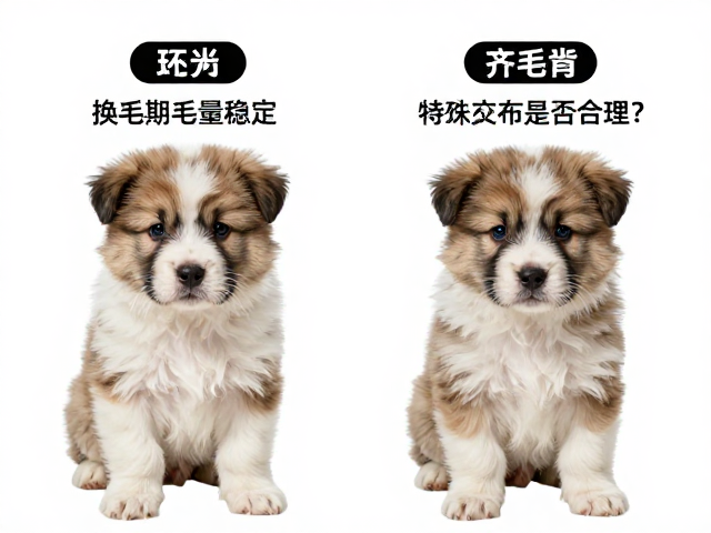幼犬鉴别技巧,换毛期毛量稳定与特殊花纹分布是否合理?