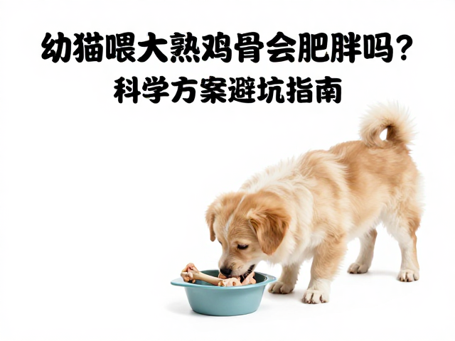 幼犬喂食熟禽骨会肥胖吗?科学方案避坑指南