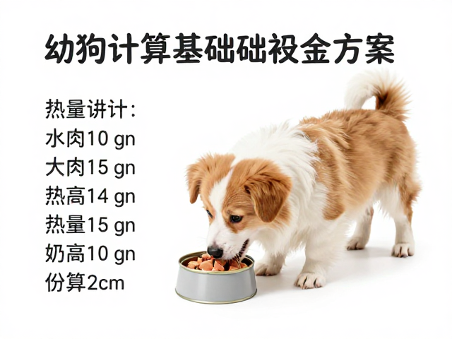 幼犬喂食方案,零食罐热量计入与BMI计算指南