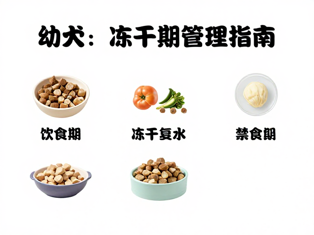 幼犬喂食方案,冻干复水技巧与禁食期管理指南