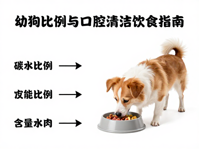 幼犬喂食方案,控制碳水比例与口腔清洁饮食指南
