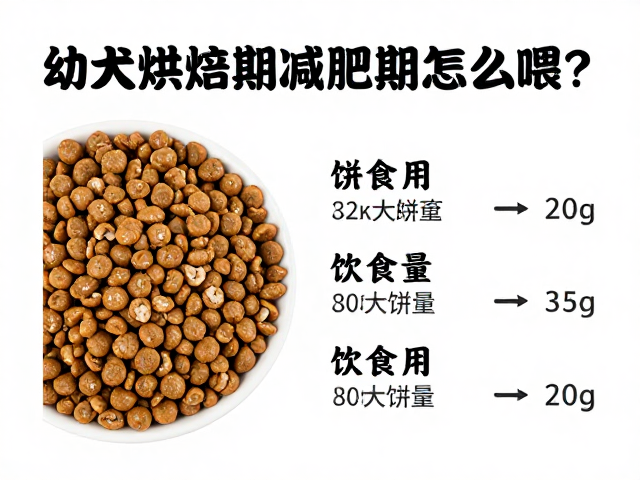 幼犬烘焙粮减肥期怎么喂?科学饮食方案与食谱推荐