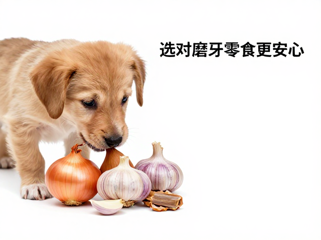 幼犬喂食方案,洋葱大蒜致毒,选对磨牙零食更安心
