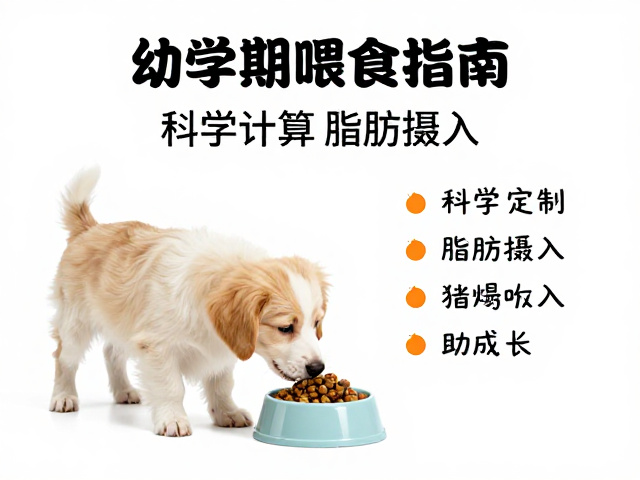 幼犬期喂食指南,科学计算脂肪摄入,定制专属喂食方案助成长