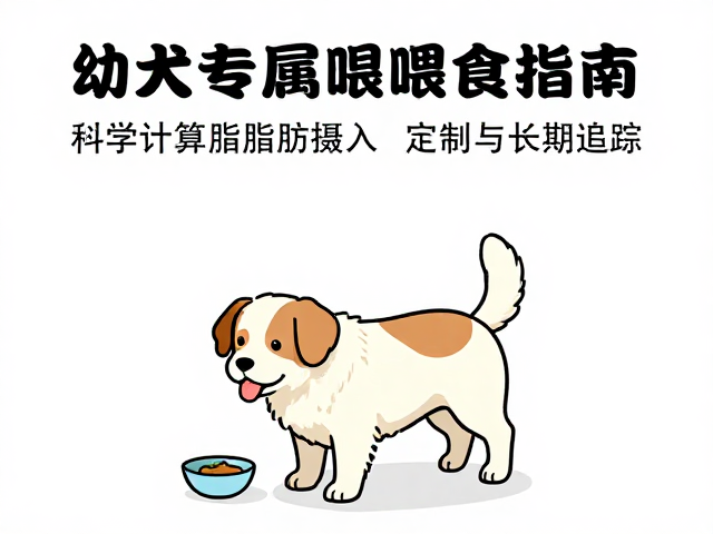 幼犬期喂食指南,科学计算脂肪摄入,定制专属喂食方案助成长