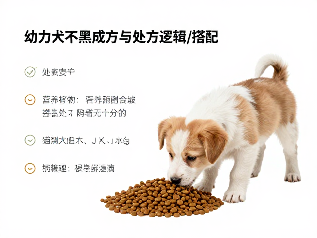 幼犬喂食方案与处方粮搭配,成年犬定时喂养指南