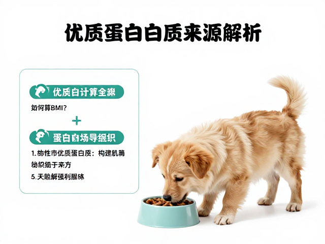 幼犬喂食方案,如何计算BMI?优质蛋白质来源全解析