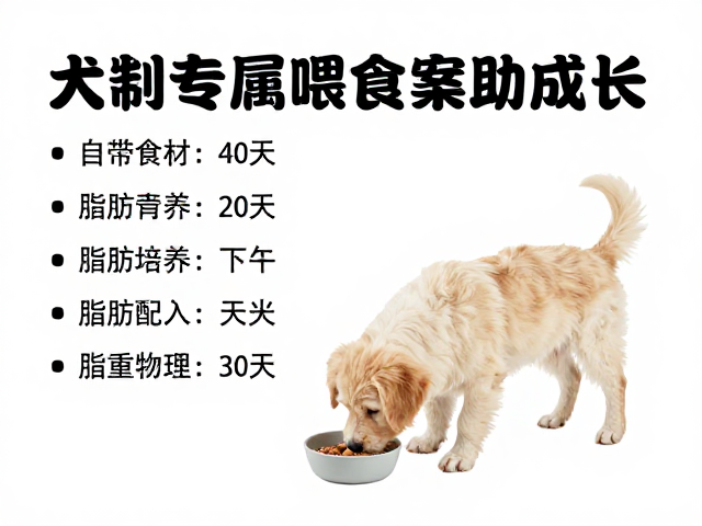 幼犬期喂食指南,科学计算脂肪摄入,定制专属喂食方案助成长