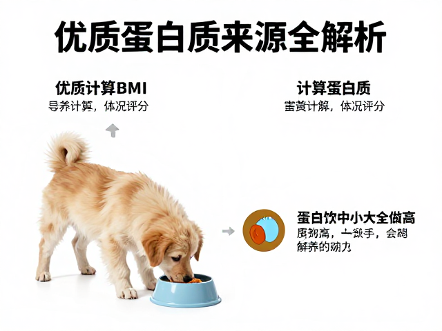 幼犬喂食方案,如何计算BMI?优质蛋白质来源全解析