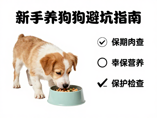 幼犬喂食方案,病期康复饮食,保质期检查,新手养狗避坑指南