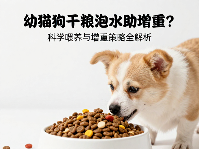 幼犬喂食方案,干粮泡水助增重?科学喂养与增重策略全解析