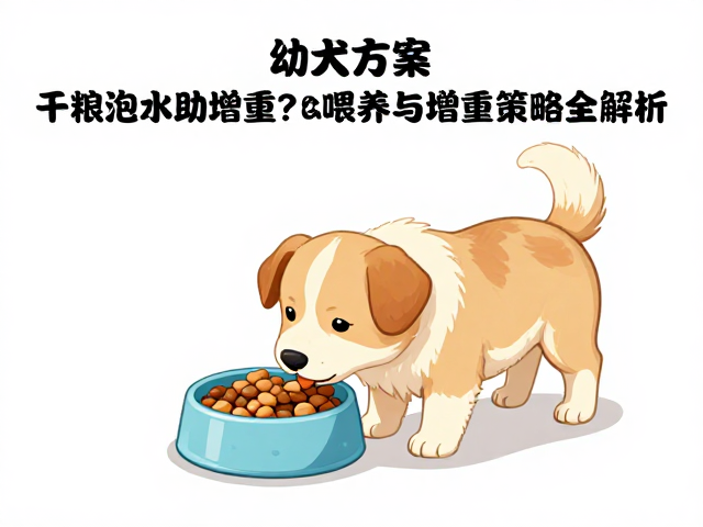 幼犬喂食方案,干粮泡水助增重?科学喂养与增重策略全解析