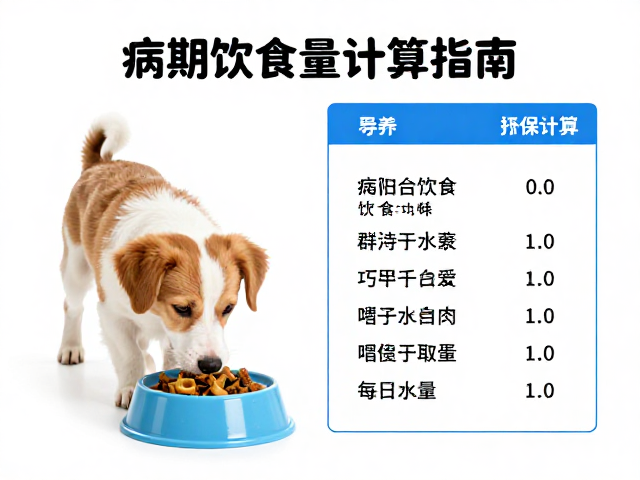 幼犬喂食方案，病期康复饮食与每日水量计算指南