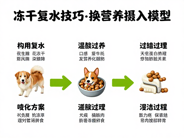 幼犬喂食方案,冻干复水技巧与换粮过渡法全攻略