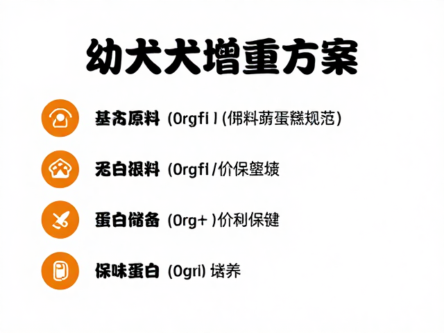 幼犬增重方案,科学喂食与饲料密封储存指南