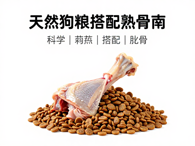 幼犬喂食方案,天然狗粮搭配熟禽骨,科学喂养指南