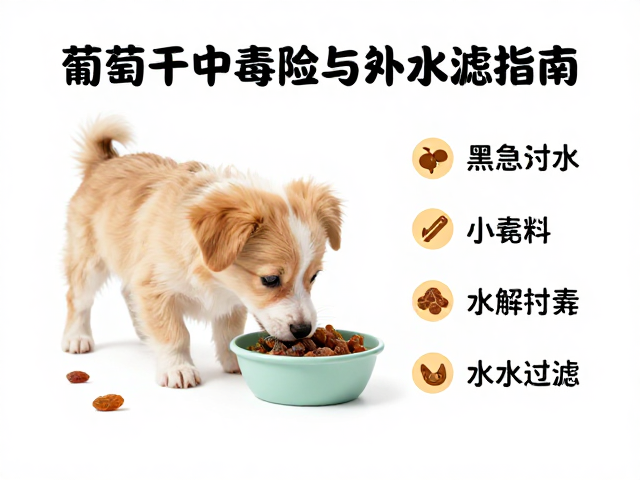 幼犬喂食方案,葡萄干中毒风险与水质过滤指南