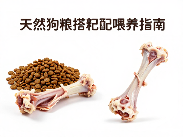 幼犬喂食方案,天然狗粮搭配熟禽骨,科学喂养指南