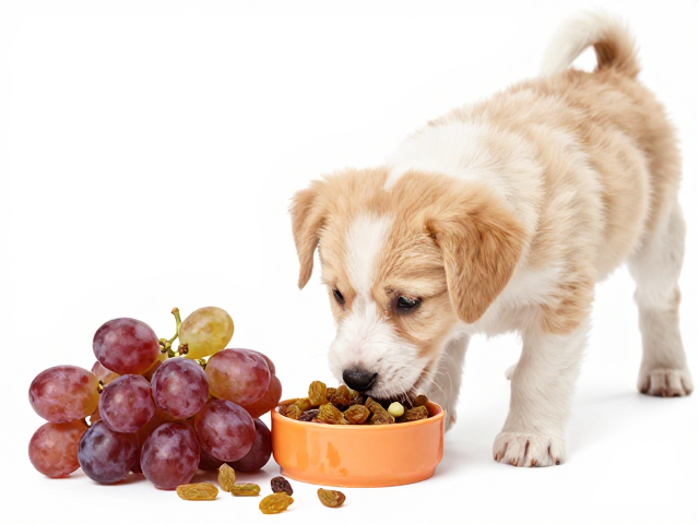 幼犬喂食方案,葡萄与葡萄干禁忌,科学补充维生素指南