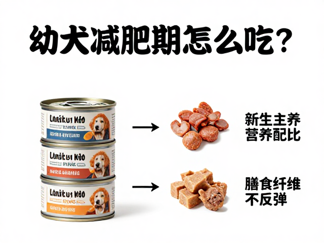 幼犬减肥期怎么吃?科学搭配零食罐与主食,健康瘦身不反弹