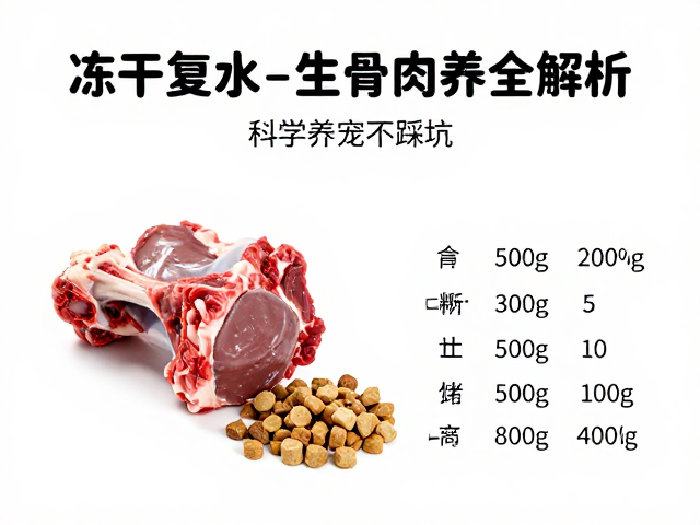 幼犬喂食方案,冻干复水与生骨肉喂养全解析,科学养宠不踩坑
