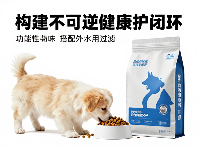 幼犬喂食方案,功能性处方粮搭配水质过滤,打造科学养宠健康闭环