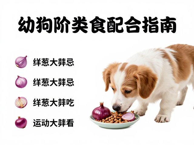 幼犬喂食方案,洋葱大蒜禁忌与运动饮食配合指南