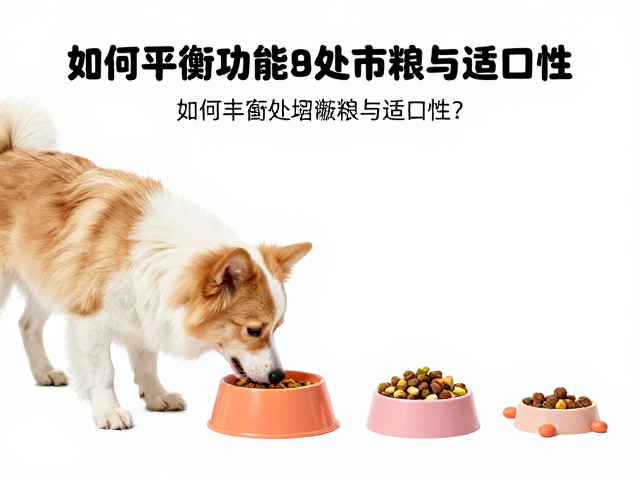 幼犬喂食方案,如何平衡功能性处方粮与适口性?
