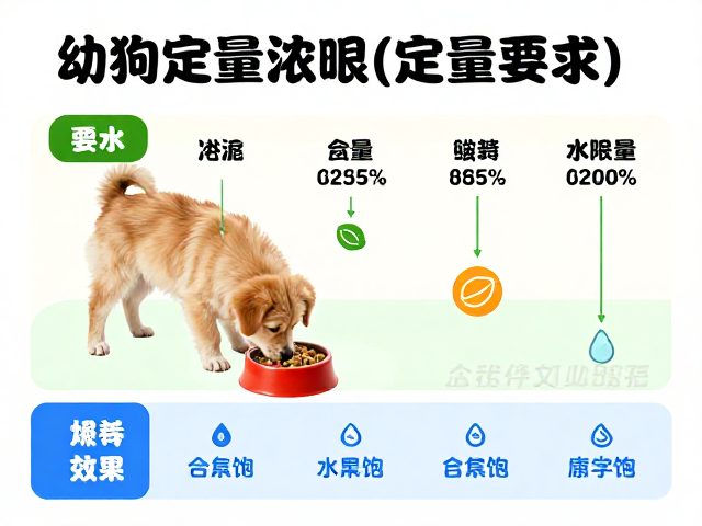 幼犬喂食方案,定量喂食与水质过滤,打造科学养宠健康指南